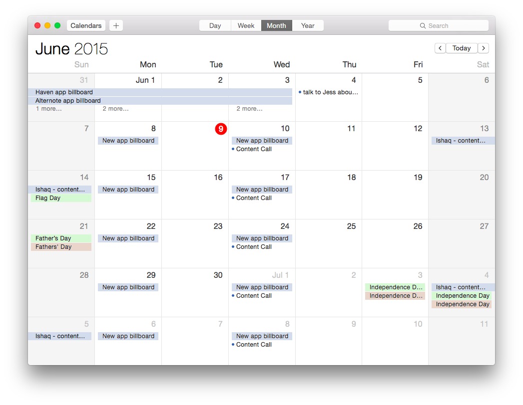 Best Mac Calendar App 2018