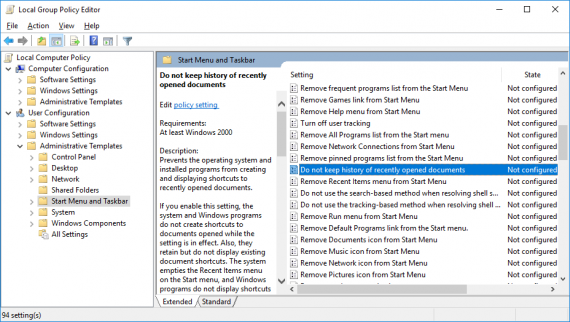 Disable_the_recent_items_and_frequent_ gpedit1_folders_history_wise_tech_labs