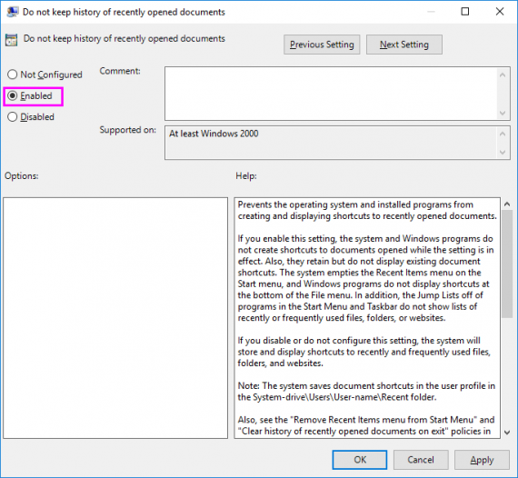 Disable_the_recent_items_and_frequent_ gpedit_enabled_folders_history_wise_tech_labs