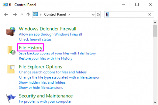 To_back_up_files_with_file_history_wise_tech_labs_fh