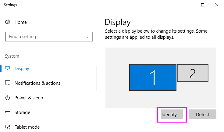 display_identify_windows10_wise_tech_labs