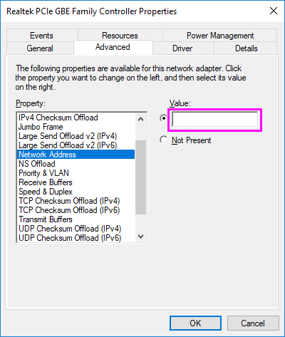 value_network_address_windows10_wise_tech_labs