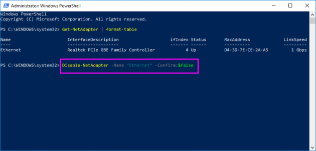 disable -ethernet-powershell-wise-tech-labs