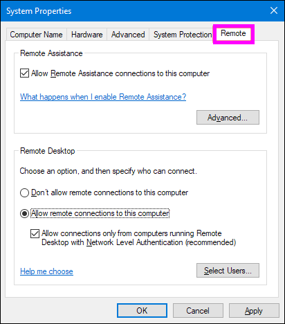 remote-allow access-wise-tech-labs