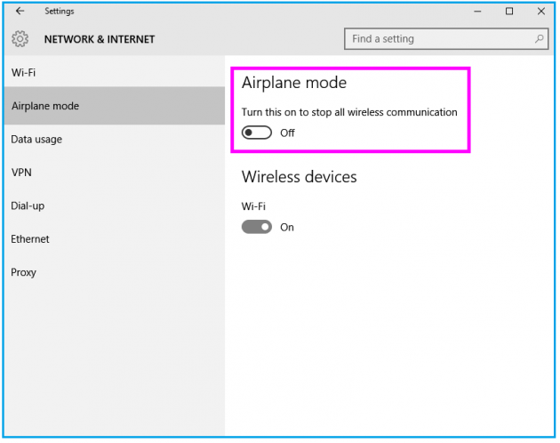 Airplane-Mode-in-enable-wise-tech-labs