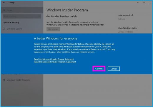 confirm-join-insider-windows-10-wise-tech-labs