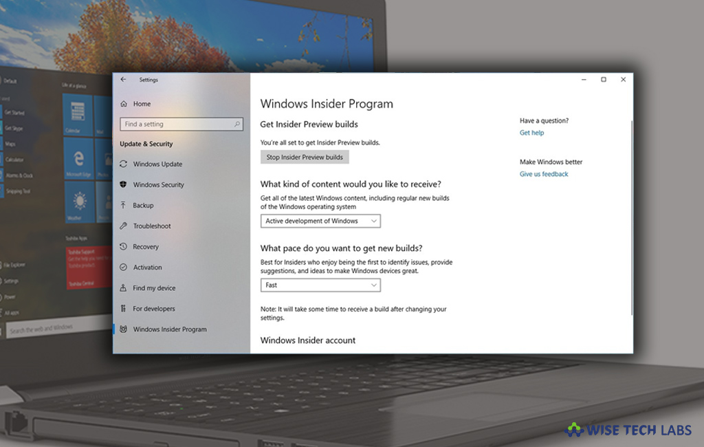 how-to-use-windows-insiders-program-in-windows-10-wise-tech-labs