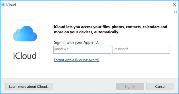 icloud-windows-signin-wise-tech-labs