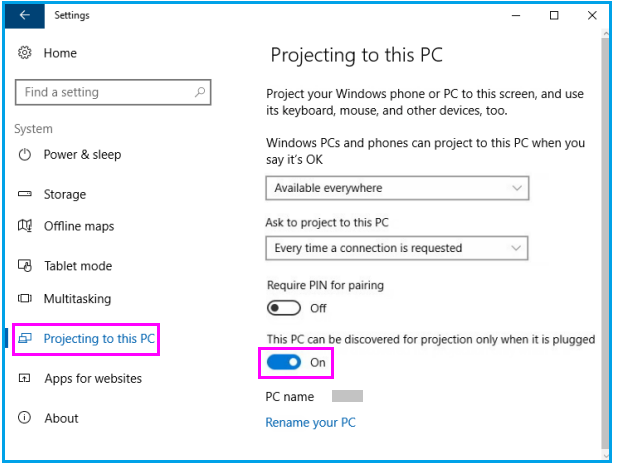 projecting-to-this-pc-wise-tech-labs