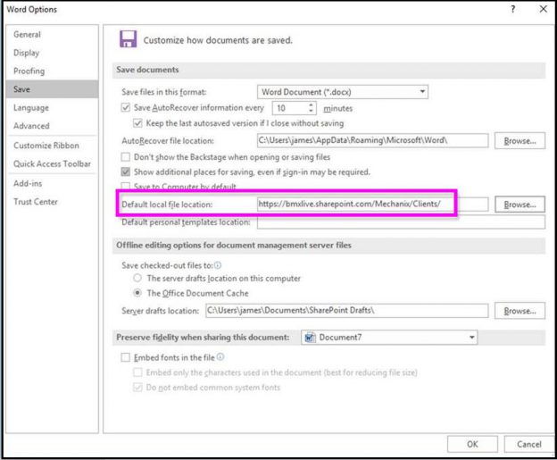 save-default loction -wise-tech-labs