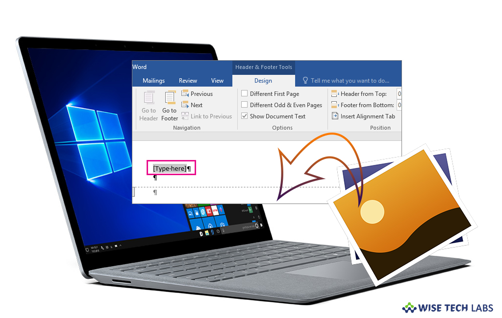 how-to-insert-images-to-a-header-or-footer-in-microsoft-word-2016-wise-tech-labs