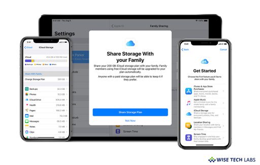 how-to-set-up-a-new-family-and-share-a-storage-plan-in-family-sharing-wise-tech-labs