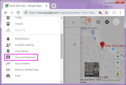 your-contributions-google-map-wise-tech-labs