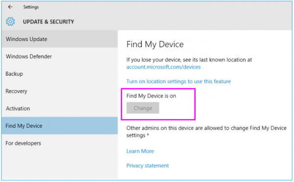 Windows-10-How-To-enable-Find-My-Device-wise-tech-labs