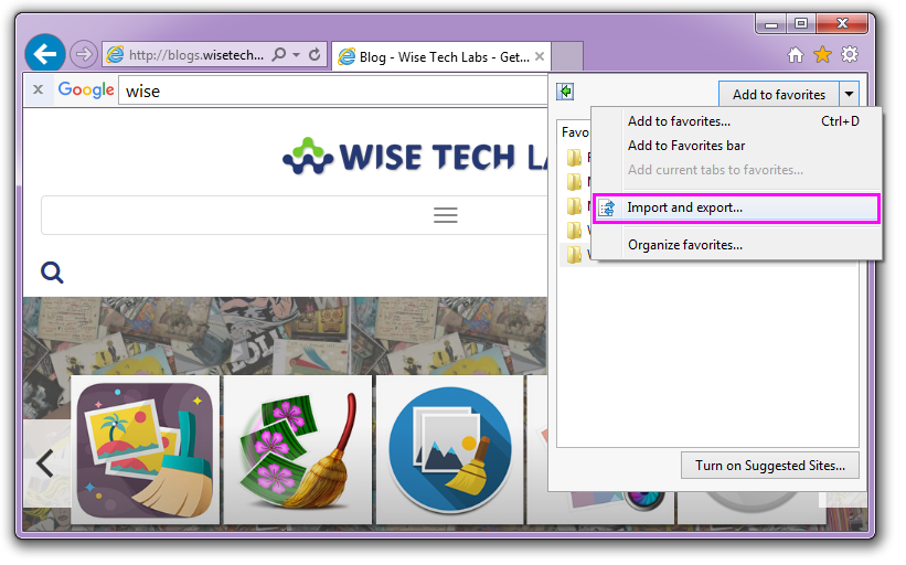 import-and-export-ie-win7-wise-tech-labs