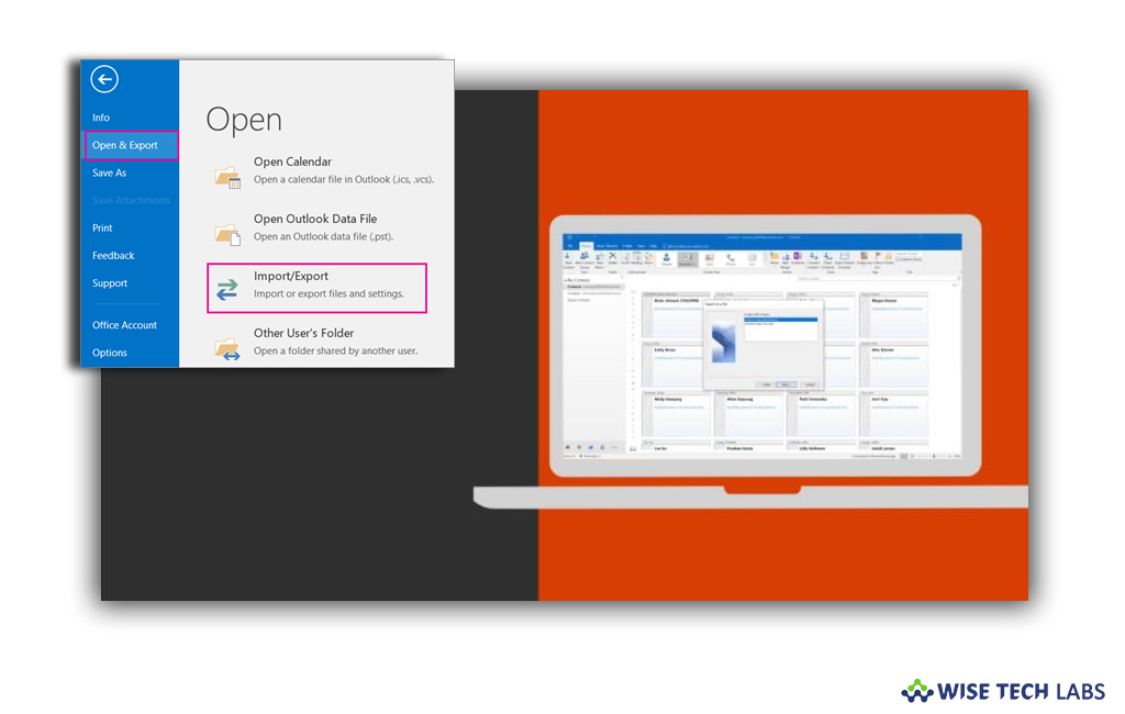 import ics to outlook 2016