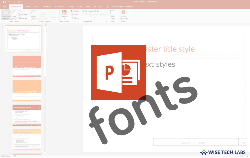 how to change font on powerpoint for mac