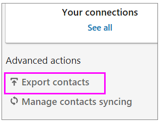 export-contacts-wise-tech-labs