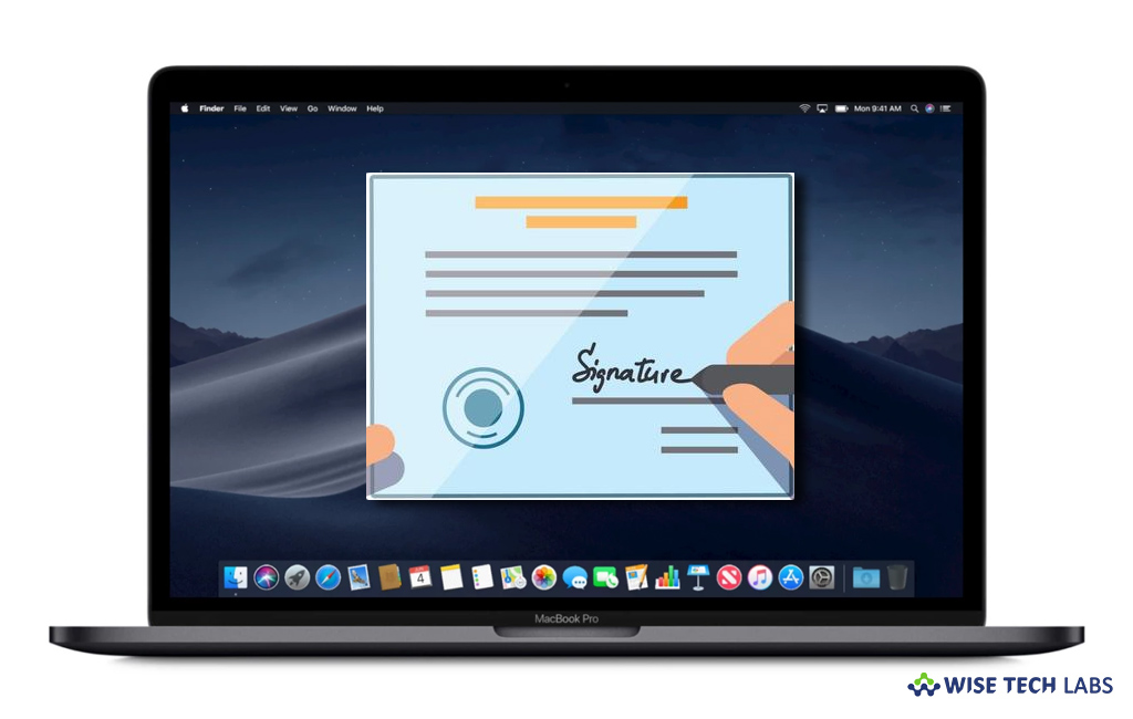 how to make an electronic signature on mac