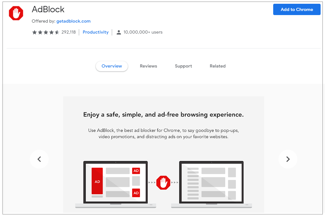adblock-chrome-extension-wise-tech-labs