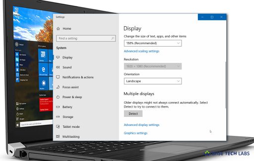 how-to-change-content-size-and-screen-resolution-on-your-windows-10-pc-wise-tech-labs