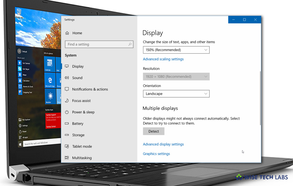 how-to-change-content-size-and-screen-resolution-on-your-windows-10-pc-wise-tech-labs