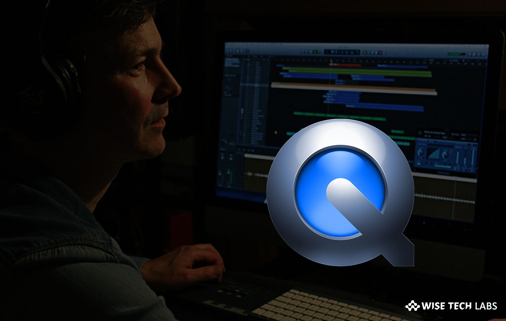 how to extract audio from video using quicktime